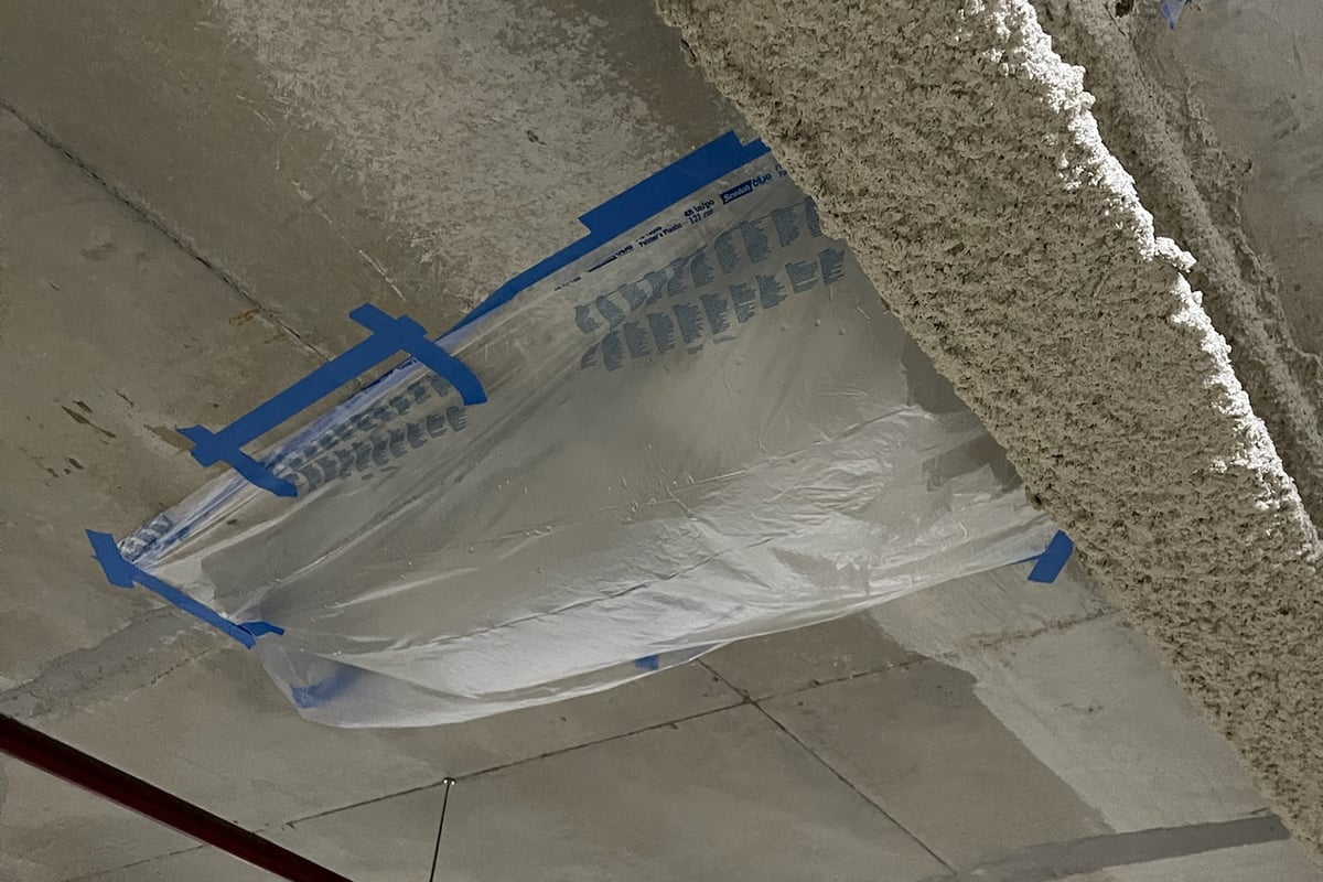 Epoxy injection process for slab crack repair